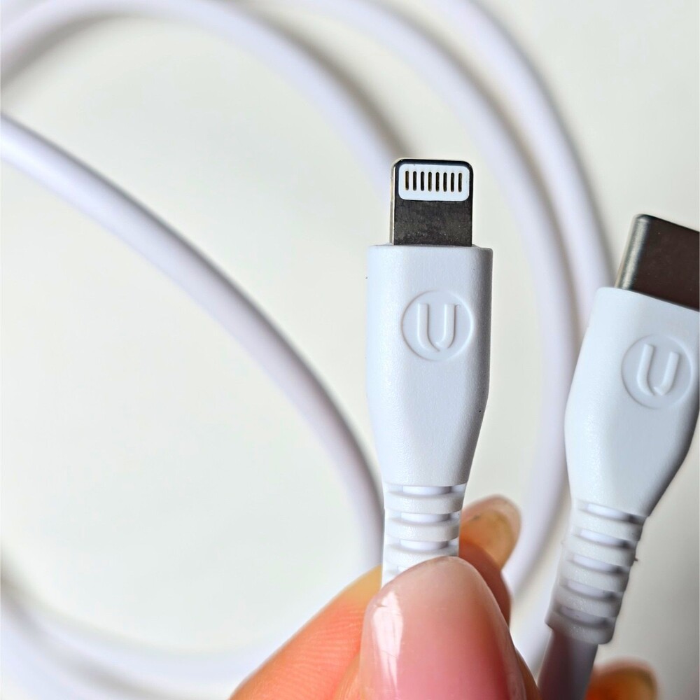 White USB-C Fast Charge Cable for Apple iPhone iPad iPod